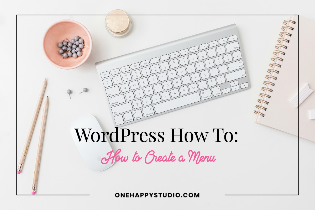 How to create a WordPress menu
