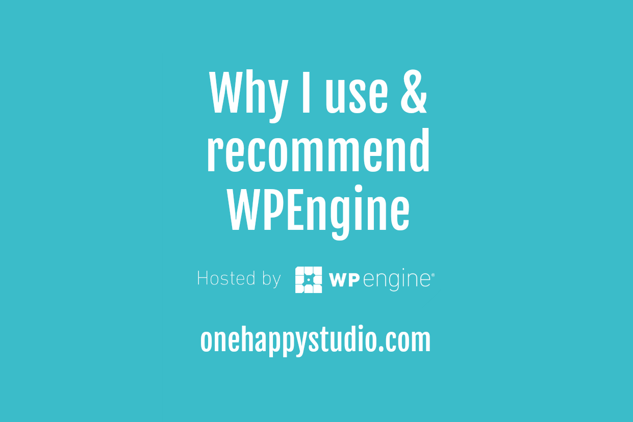 One Happy Studio uses and recommends WPEngine