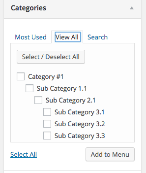How to Add Category to Menu