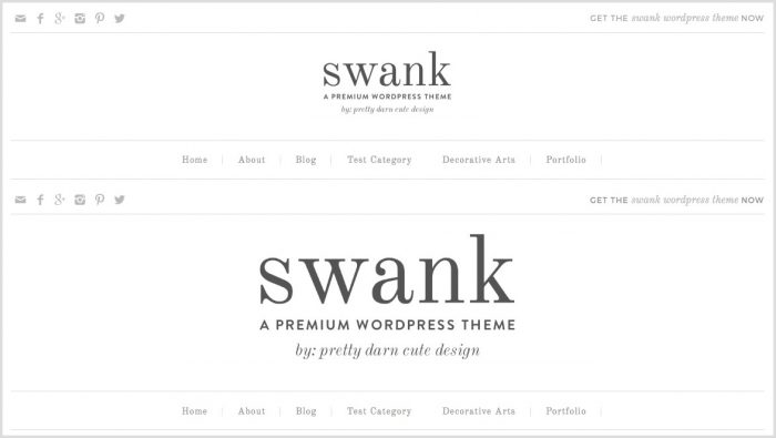 Swank Theme by Pretty Darn Cute Design