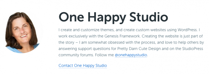 How to start a blog | One Happy Studio | StudioPress recommended developer