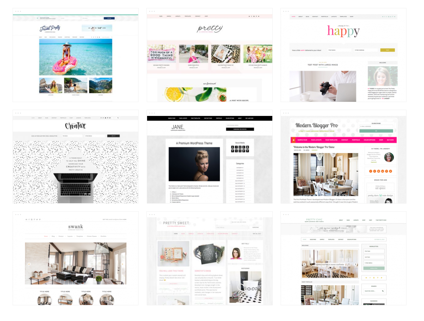 How to Start a Blog | One Happy Studio | Pick your Pretty Darn Cute Design Theme