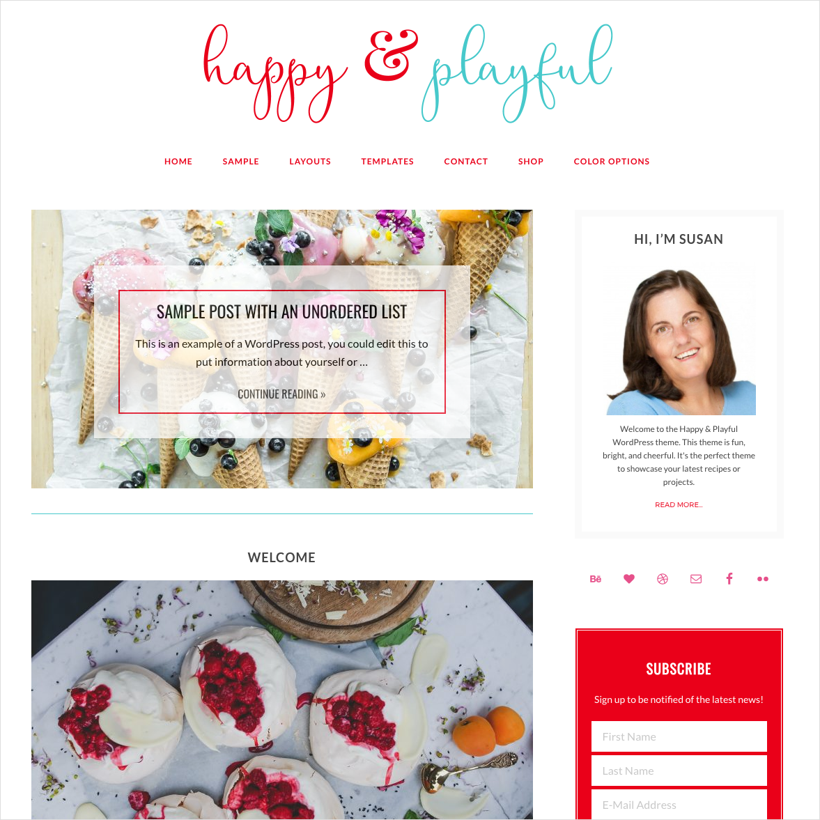 Introducing Happy & Playful … the perfect theme for the female entrepreneur 