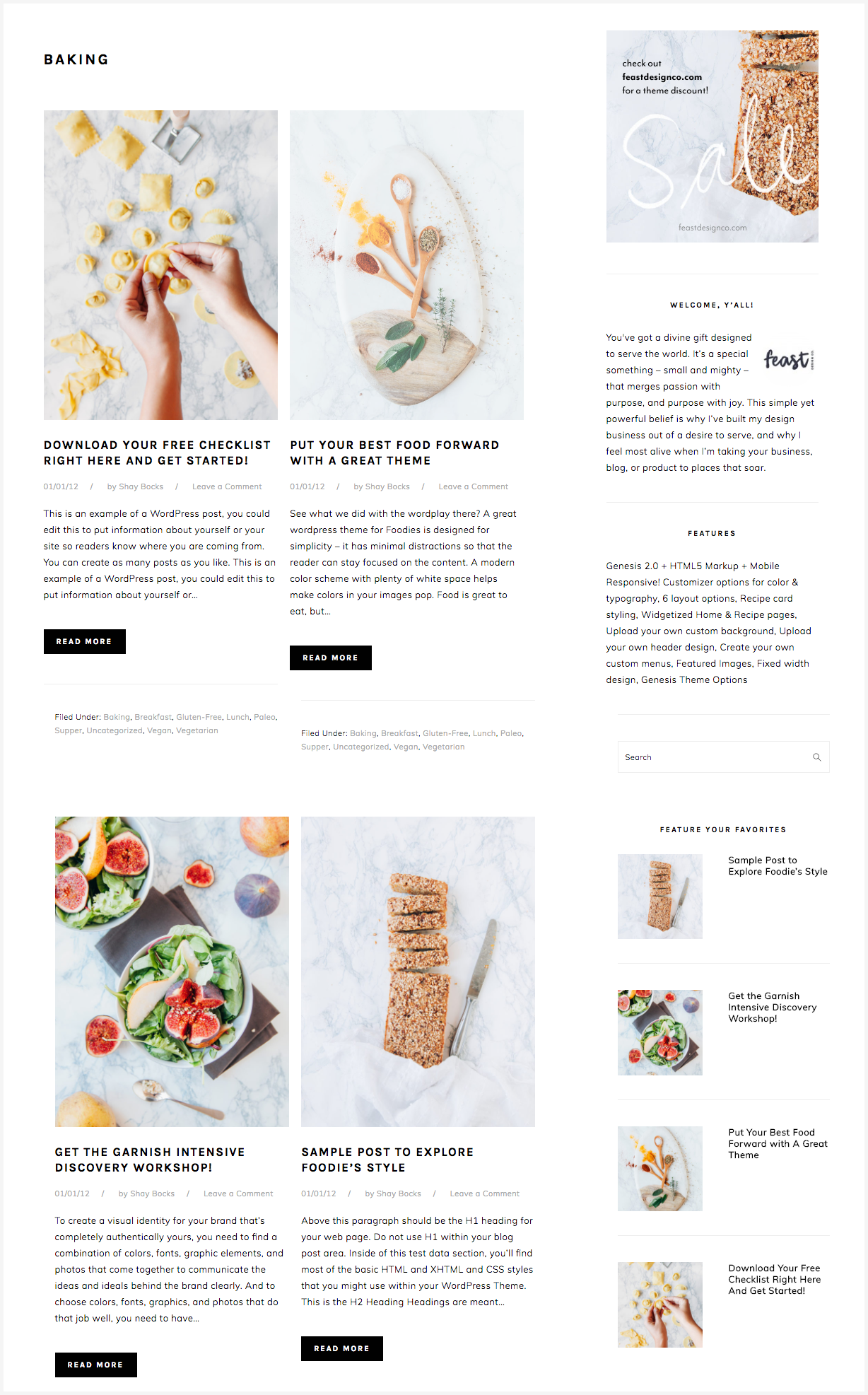 How to Configure the Foodie Pro Theme Content Archives