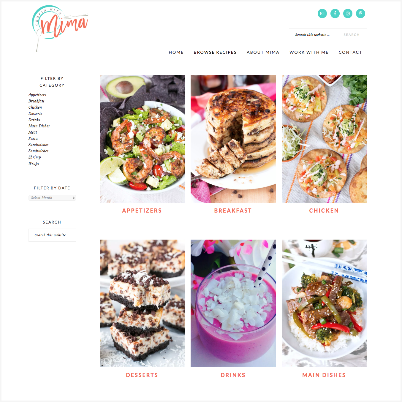 Cookin with Mima - a customization of the Brunch Pro theme