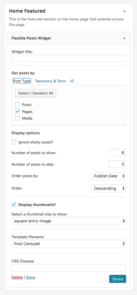 Add Categories to Post Carousel in Captivating Theme
